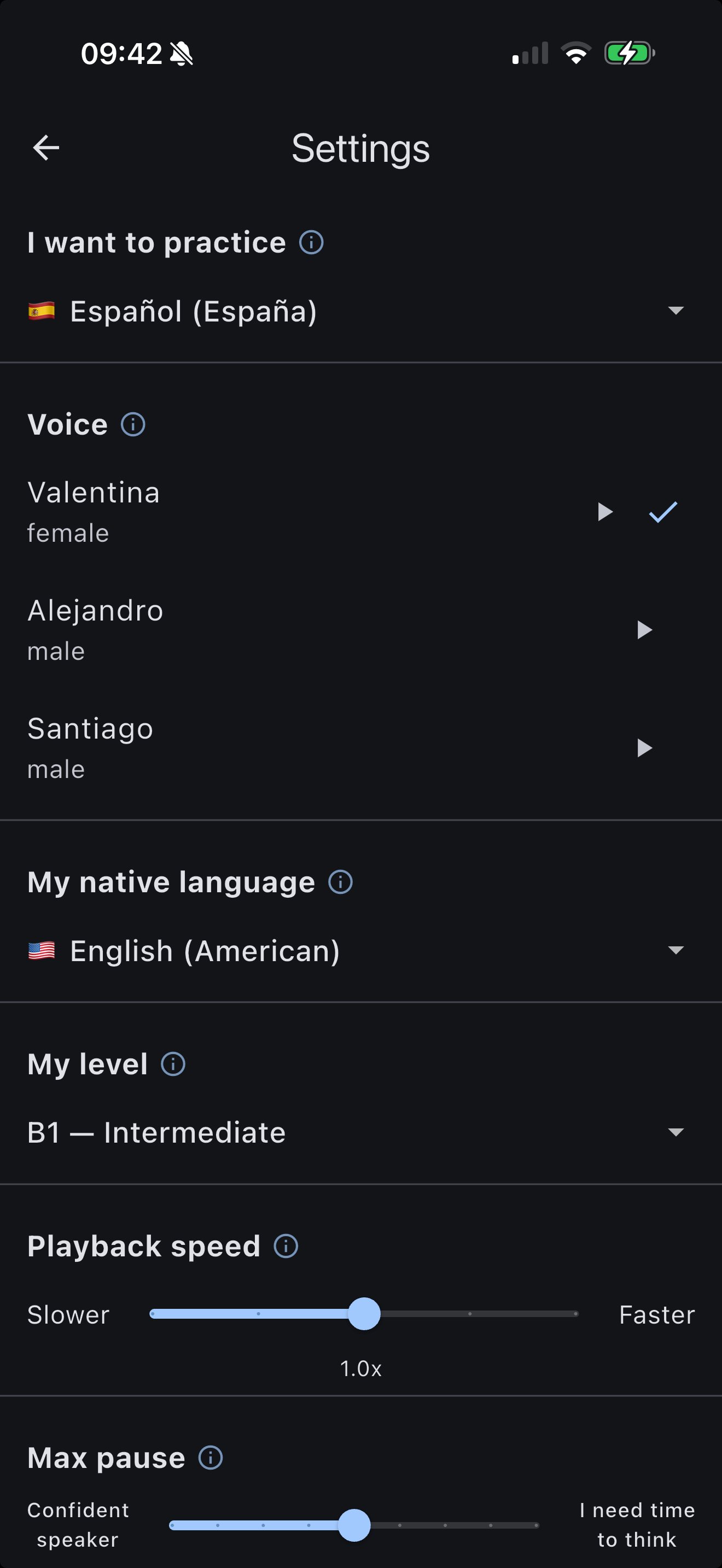 Digamo settings