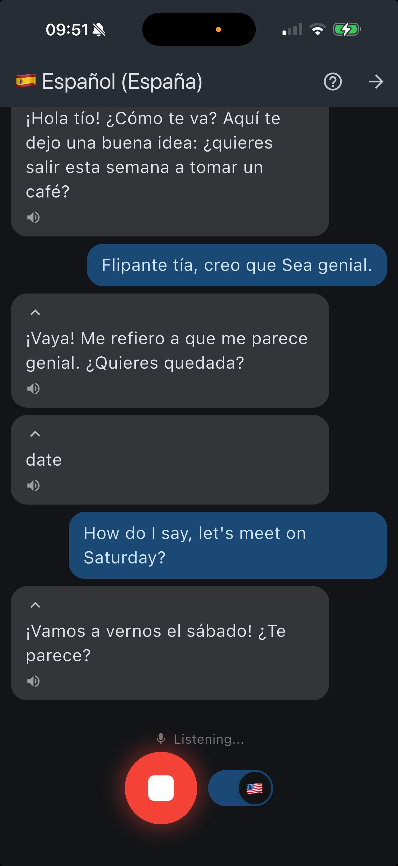 Digamo conversation